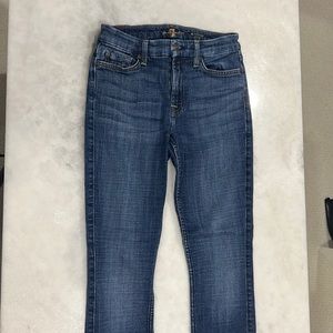 7 for all mankind skinny jeans 27